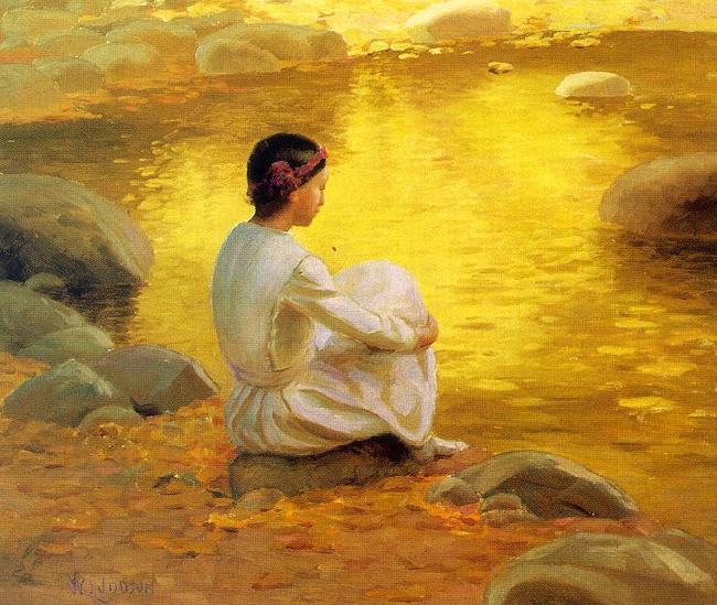 William Lees Judson Golden Dream oil painting picture